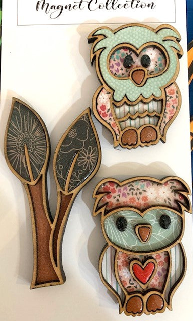 Owl Theme Magnets