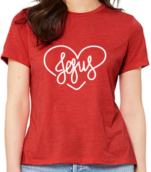 Love Jesus Heather T-Shirt