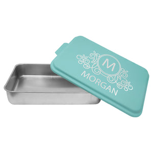 9" x 13" Aluminum Cake Pan with Engravable Lid